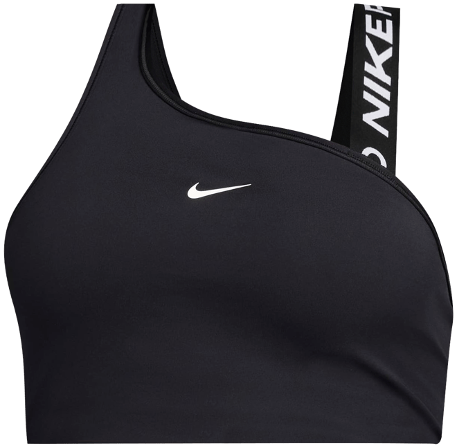 Nike Pro Swoosh Asymmetrical Gepolsterter Sport-BH mit mittlerem Halt