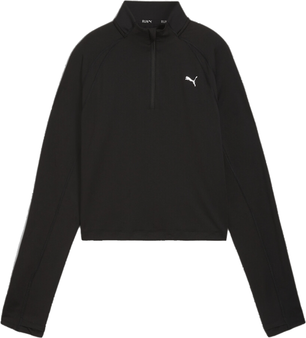 PUMA RUN CLOUDSPUN Women's Quarter-Zip Top