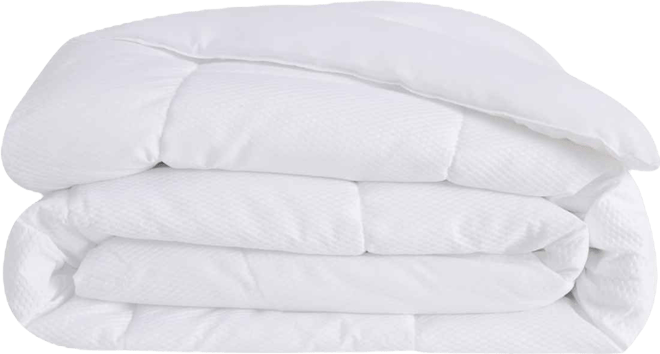 Embossed Dot Seersucker Down Alternative Comforter, Full/Queen