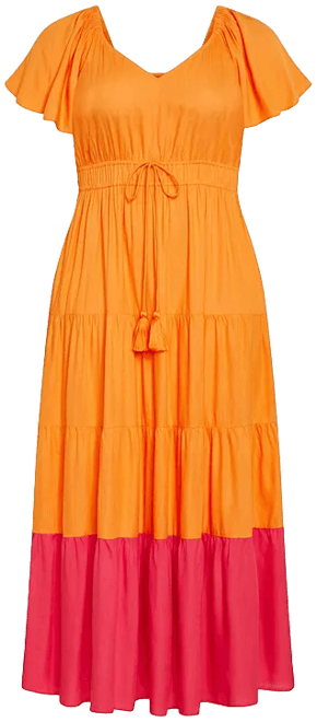 Plus Size Colour Pop Dress