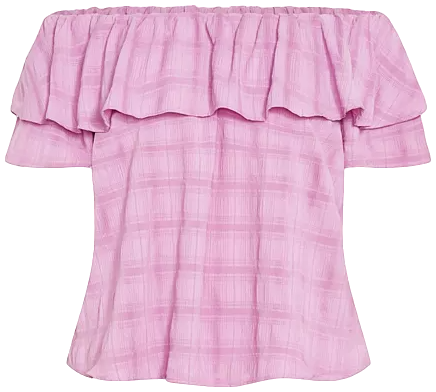 Plus Size Christy Off Shoulder Top