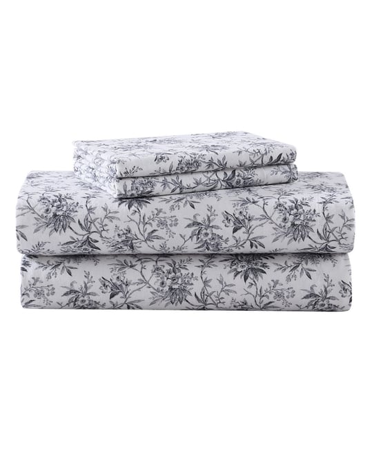 Cotton Flannel 4-Piece Sheet Set, Queen