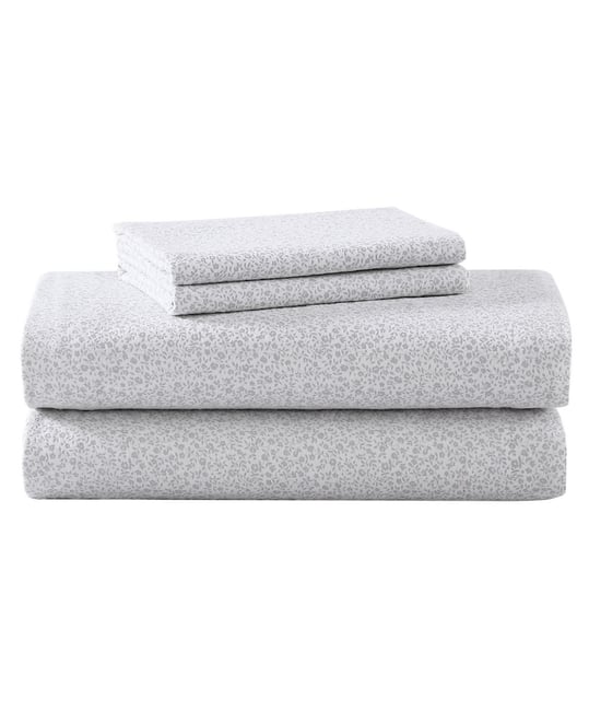 Cotton Flannel 4-Piece Sheet Set, Queen