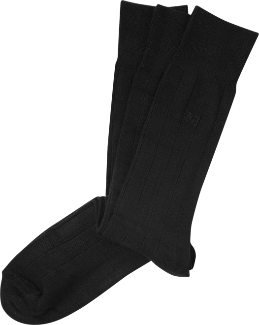 Perry Ellis Men's 3-Pk. Rayon Ribbed Dress Socks