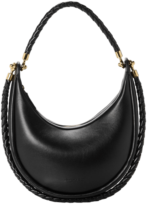 ショルダーバッグ・ポシェット BOTTEGA VENETA BLACK LEATHER HULA HOOP SHOULDER BAG Bottega Veneta - Hula Hoop Black Leather Shoulder Bag