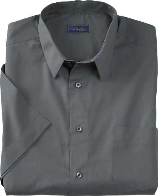 Big & Tall Wrinkle-Free Short-Sleeve Dress Shirt