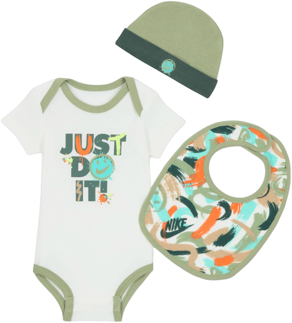 Nike Express Yourself Baby 3-Piece Bodysuit Set