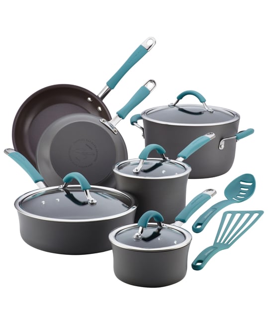 Cucina Hard-Anodized Nonstick 12-Pc. Cookware Set