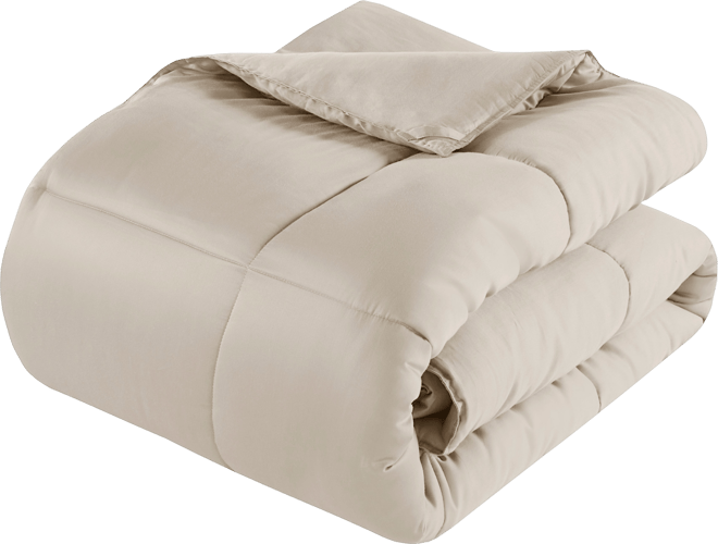 Winfield Cotton Percale Luxury Down Alternative Comforter, Twin/Twin Xl