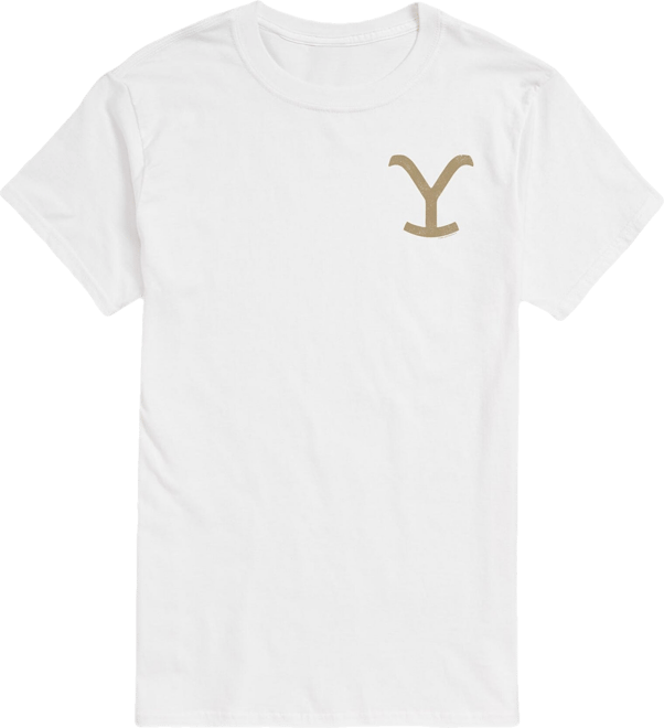 Hybrid Apparel Yellowstone Logo Mens Short Sleeve Tee