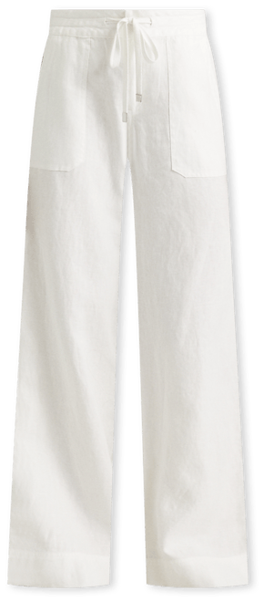 Wide-Leg 100% Linen Pants