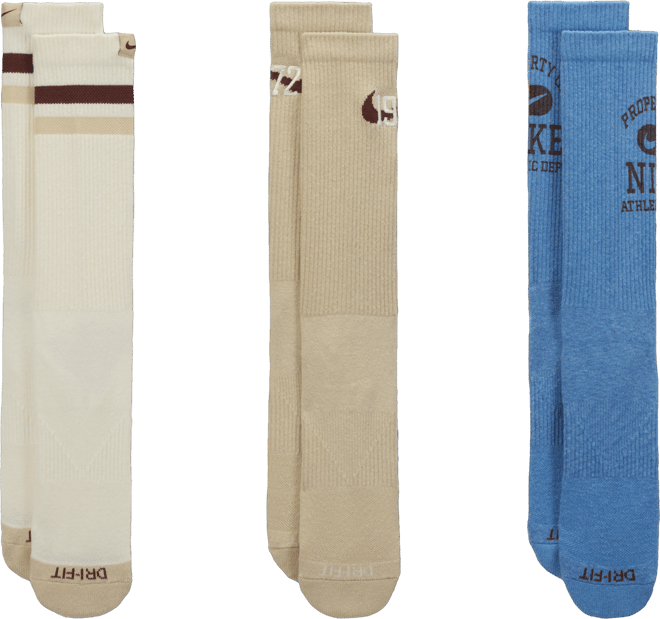 Nike Everyday Cushioned Crew Socks (3 Pairs)