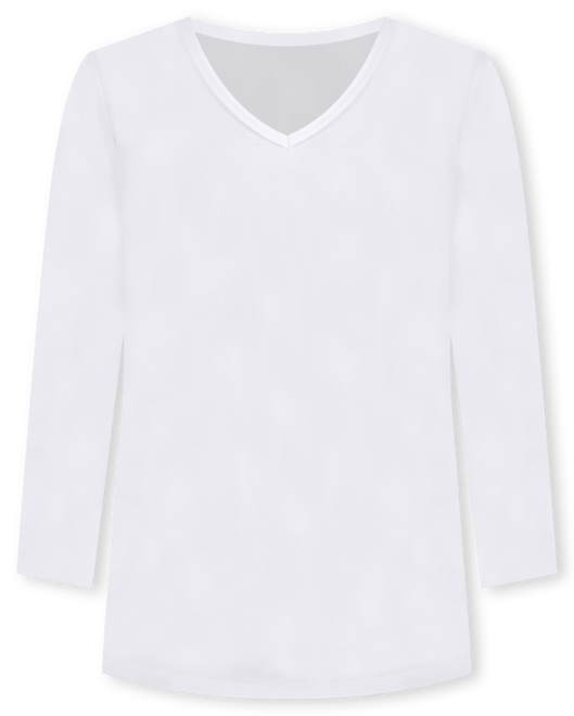 Women's Cotton 3/4-Sleeve V-Neck Tee, Created for Macy's