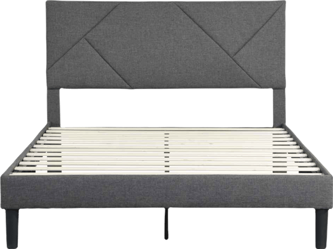 Streamdale Queen Size Pu Upholstered Platform Bed Frame