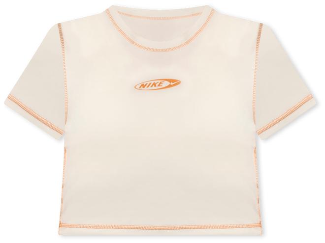 나이키 스포츠웨어 칠 니트 여성 슬림 크롭 티셔츠