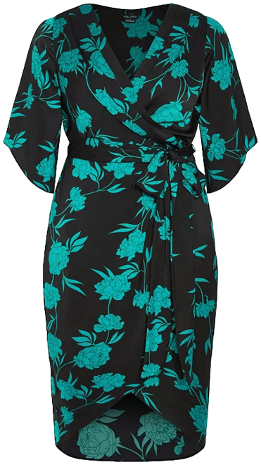 Plus Size Kimberly Print Maxi Dress