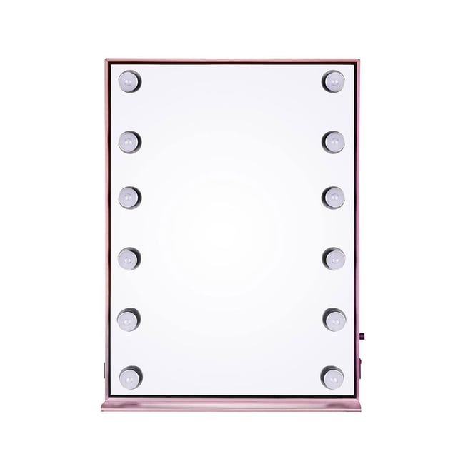 Lighted Hollywood Vanity Mirror 12pcs Dimmable Led Tabletop Wall Mount Makeup
