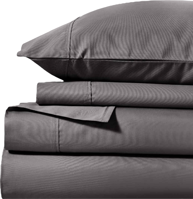 1000 Thread Count Cotton Blend Solid Deep Pocket Bed Sheet Set, California King