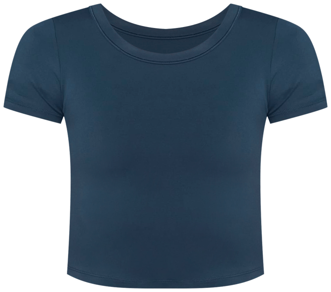 ナイキ ワン フィッテド ウィメンズ Dri-FIT ショートスリーブ クロップド トップ