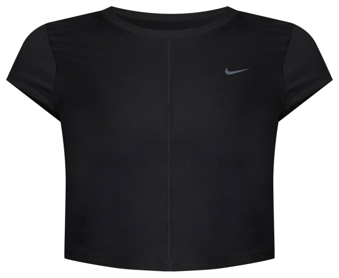 Nike One Fitted Rib Women's Dri-FIT Short-Sleeve Cropped Top