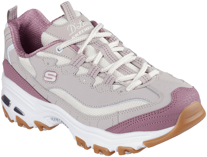 Skechers D Lites Womens Sneakers Color Taupe Multi JCPenney