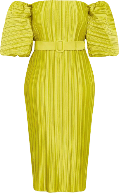 Plus Size Krista Pleat Dress