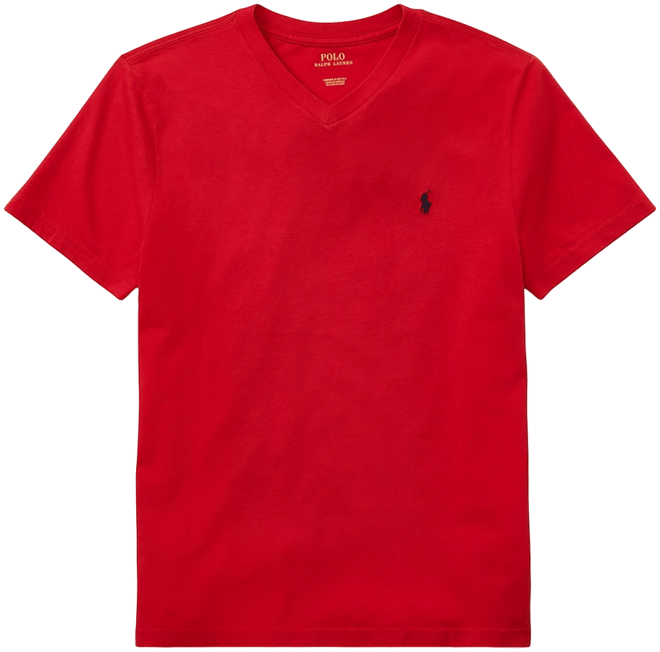Polo Ralph Lauren Big Boys Cotton Jersey V-Neck T-Shirt Macy's