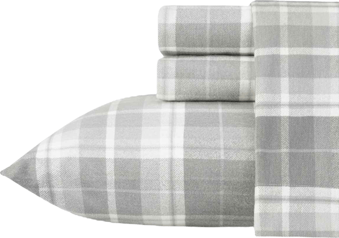 Cotton Flannel 4-Piece Sheet Set, King