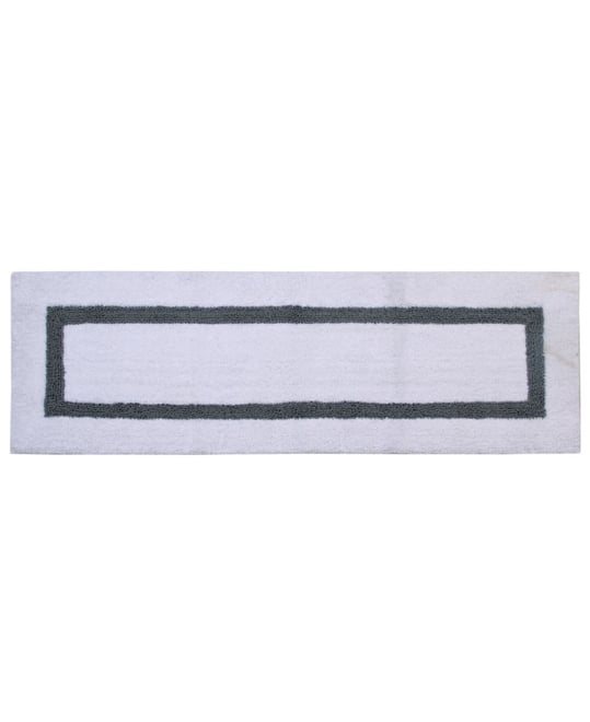 Lux Contrast Frame Bath Runner, 20" x 60"
