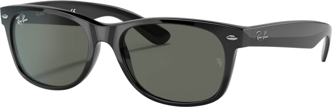 Unisex Low Bridge Fit Sunglasses, RB2132F New Wayfarer Classic 58