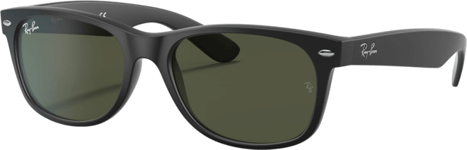 Unisex Low Bridge Fit Sunglasses, RB2132F New Wayfarer Classic 58