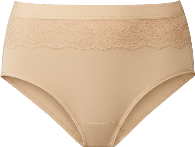 Women's Light Leak Protection Hi-Cut Brief Period Underwear DFLLH1