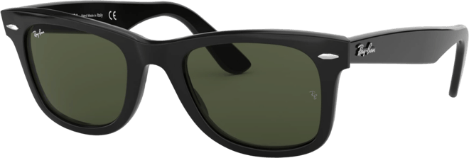 Unisex Low Bridge Fit Sunglasses, RB2140F Original Wayfarer Classic 54