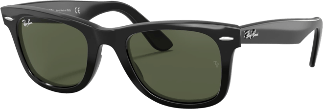 Unisex Low Bridge Fit Sunglasses, RB2140F Original Wayfarer Classic 54