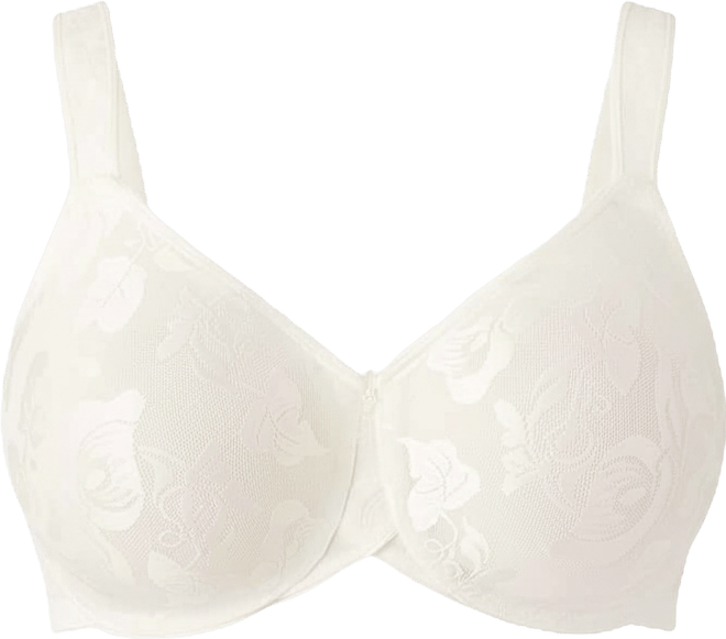 Women's Awareness Full Figure Seamless Underwire Bra 85567, Up To I Cup