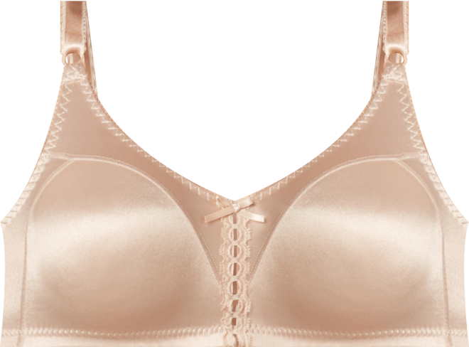 Double Support Tailored Wireless Lace Up Front Bra 3820