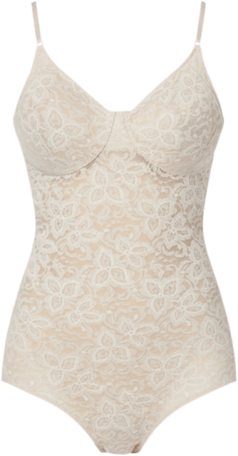 Women's Firm Tummy-Control Lace N Smooth Body Shaper DF8L10