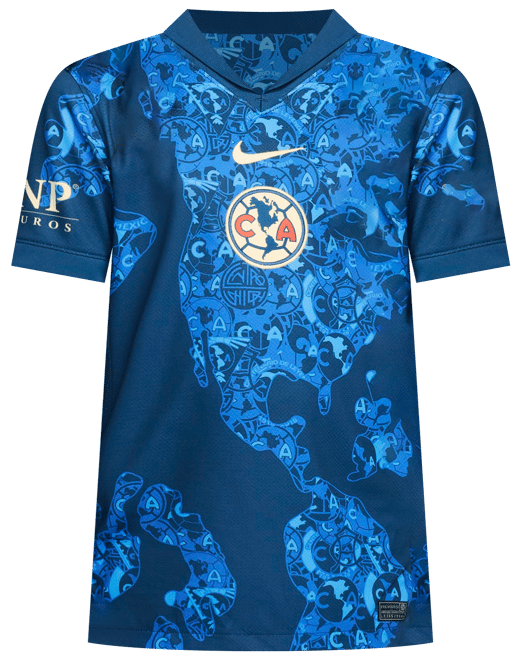 Club América visitante 2024/25 Stadium Jersey de fútbol Nike Dri-FIT Replica para niños talla grande