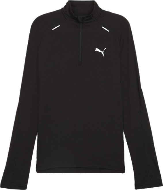 PUMA RUN CLOUDSPUN Men's Quarter-Zip Top
