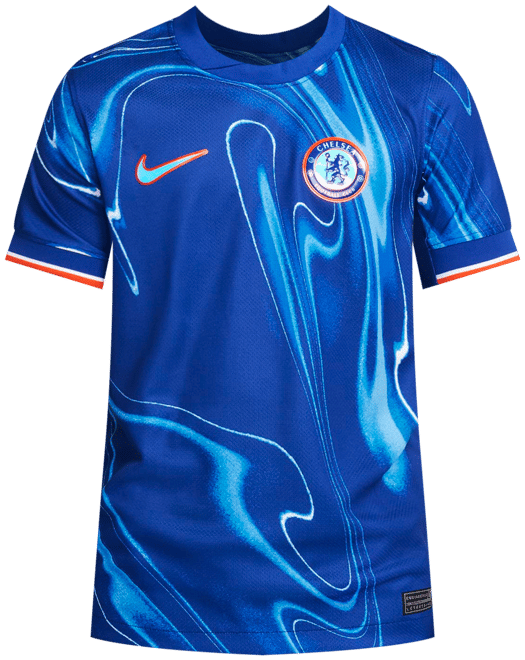 Chelsea FC 2024/25 Stadium Home Big Kids' Nike Dri-FIT Soccer Replica Jersey