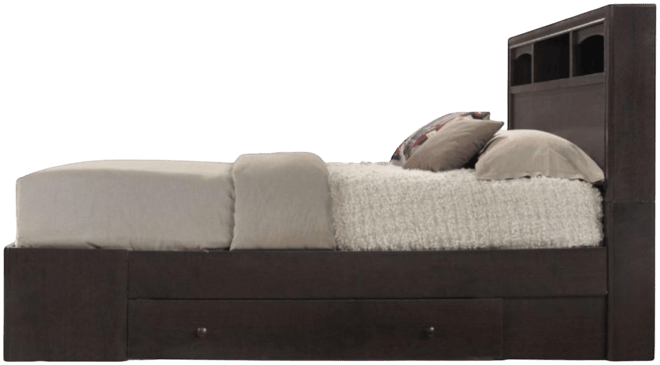 Stairway Full-Over-Full Bunk Bed w/ Storage