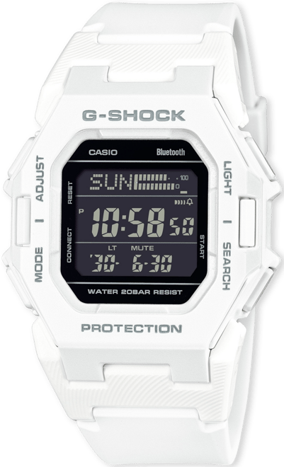 Men's Digital White Resin Watch, 46.3mm GDB500-7