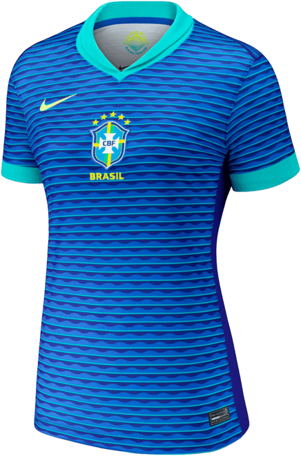 Vini Jr. Brazil National Team 2024 Stadium Away Women's Nike Dri-FIT Soccer Jersey