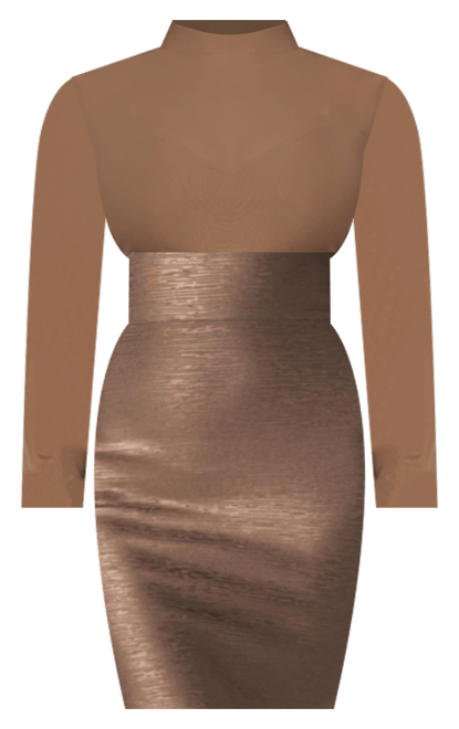 Women's Bandage Sparkle Skirt Dress