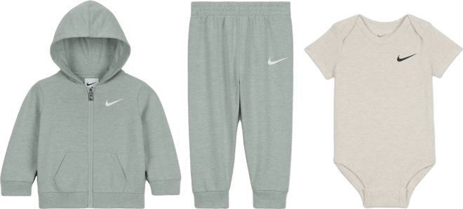 Nike Baby (0-9M) 3-Piece Bodysuit Set