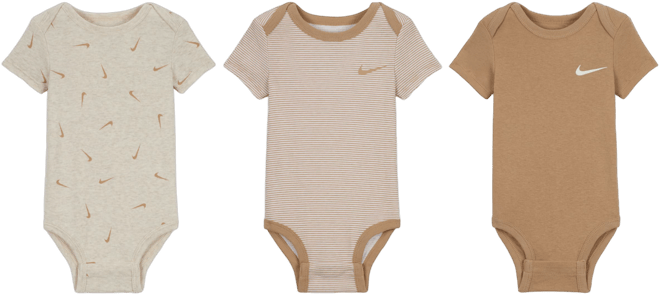 Nike E1D1 Baby (0-9M) Mix and Match Bodysuits (3-Pack)