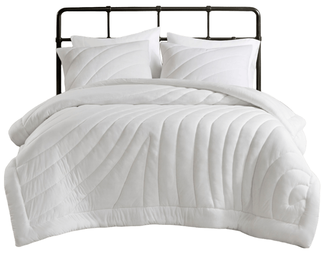 Juniper Puffy 3-Pc. Comforter Set, King/California King