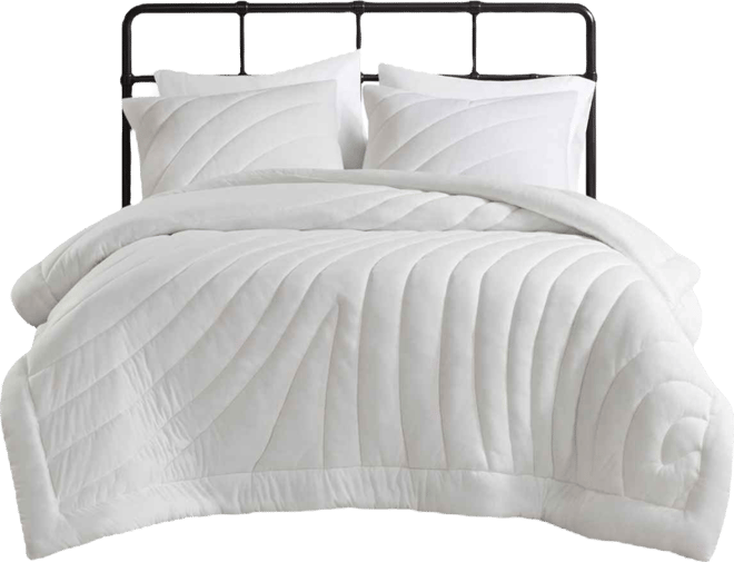 Juniper Puffy 3-Pc. Comforter Set, Full/Queen