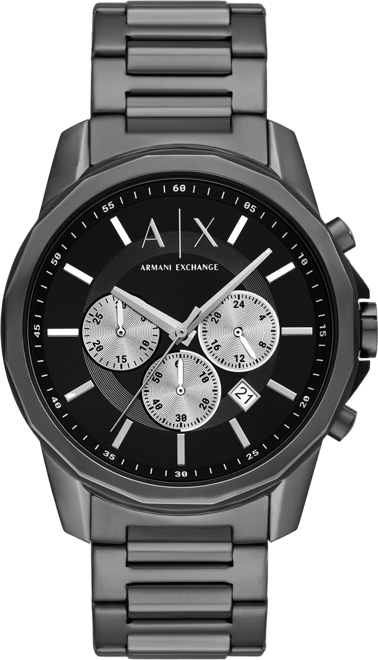 A|X Armani Exchange Men's Quartz Chronograph Gunmetal Stainless