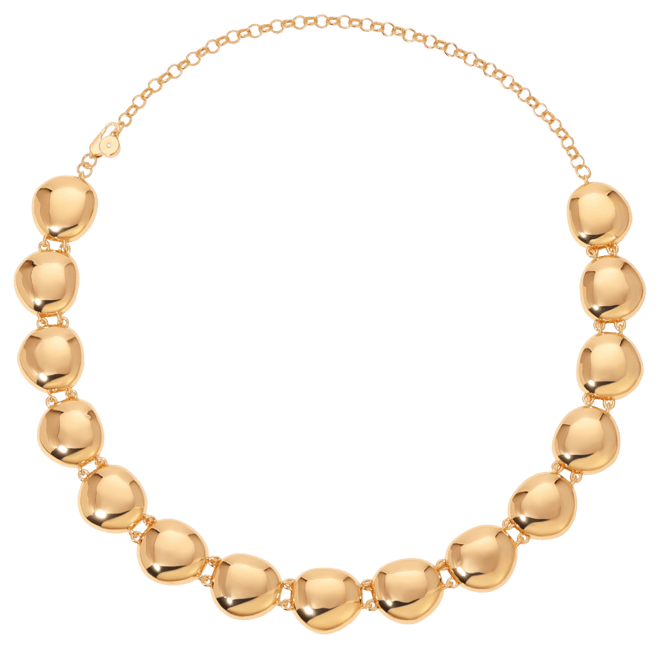 Polished Pebble Choker Necklace